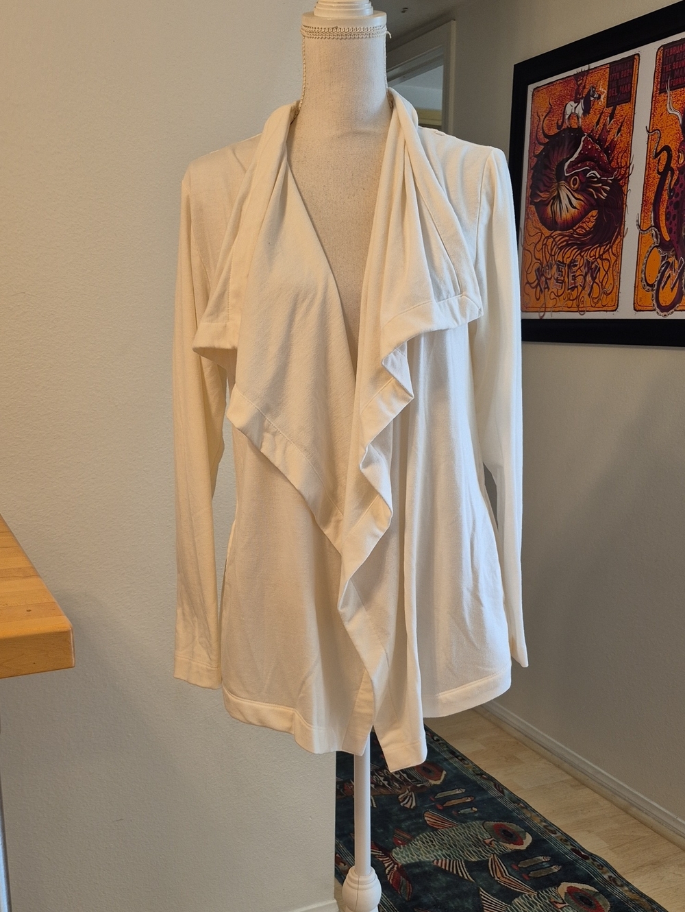 Old Navy Active Cream Cardigan Wrap